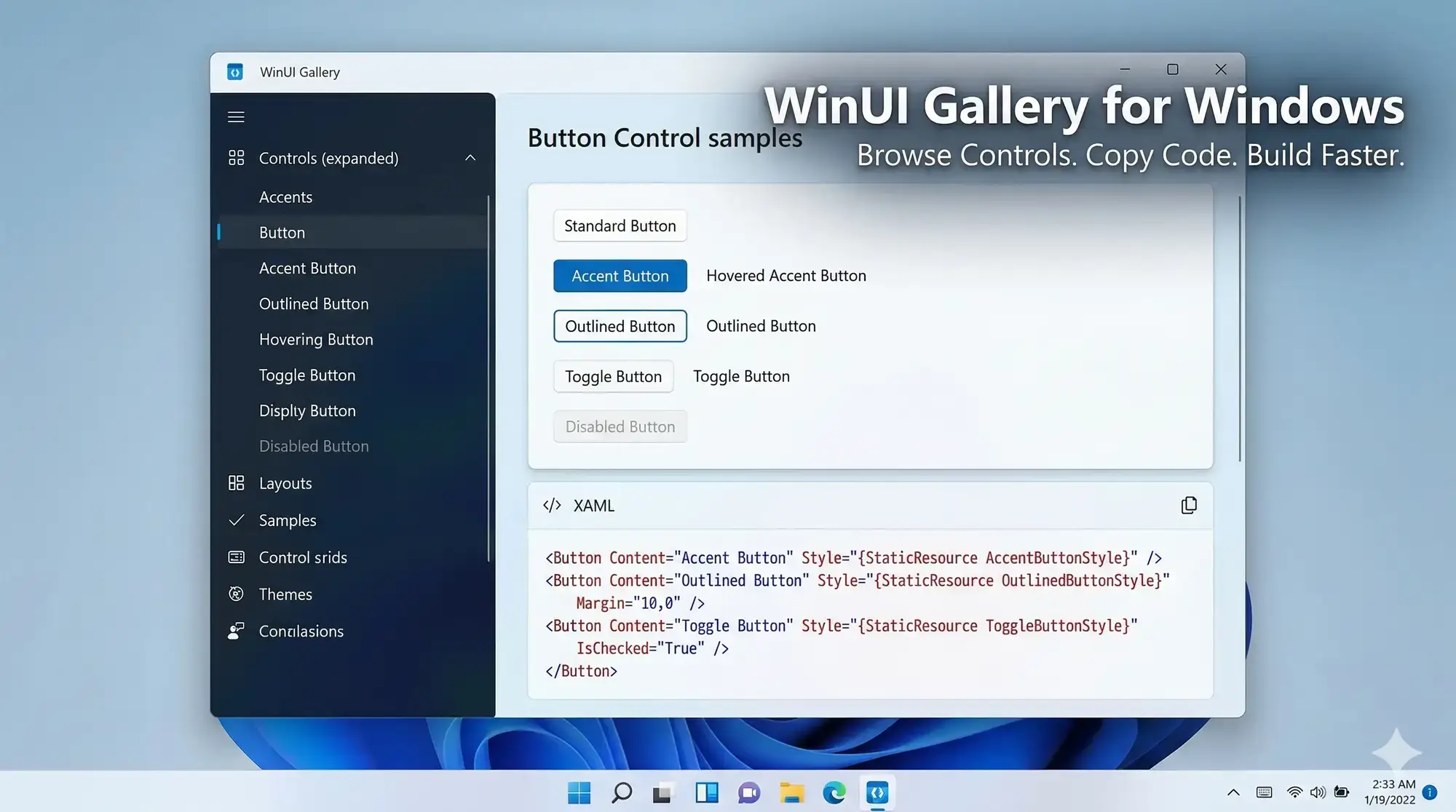 Winui3 gallery pc cover - WinUI Gallery