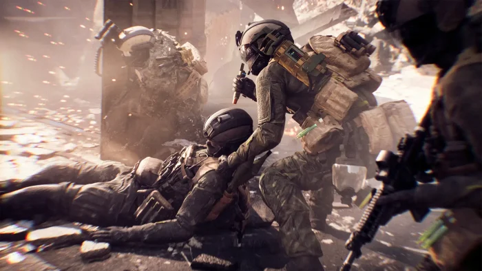 Rescue fallen soldier