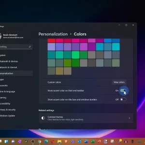 Change taskbar color 005