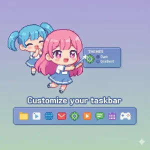 Customize windows taskbar settings