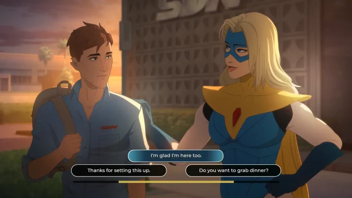 Dispatch your character chooses dinner or none Dispatch your character chooses dinner or none