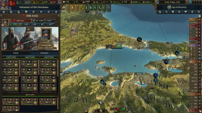 Europa map screenshot