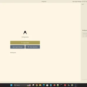 Google antigravity how it looks like home screen