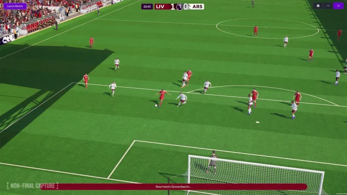Liverpool vs arsenal gameplay screenshot Liverpool vs arsenal gameplay screenshot