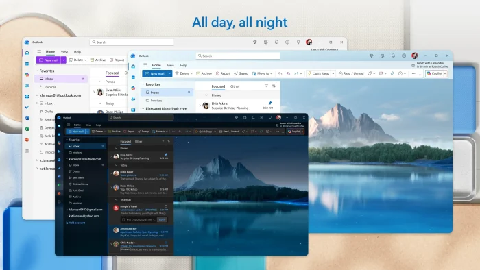 Microsoft outlook for windows screenshot