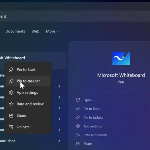 Pin unpin taskbar 001