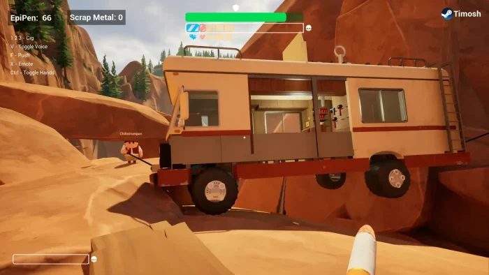 Rv stuck gameplay graphics