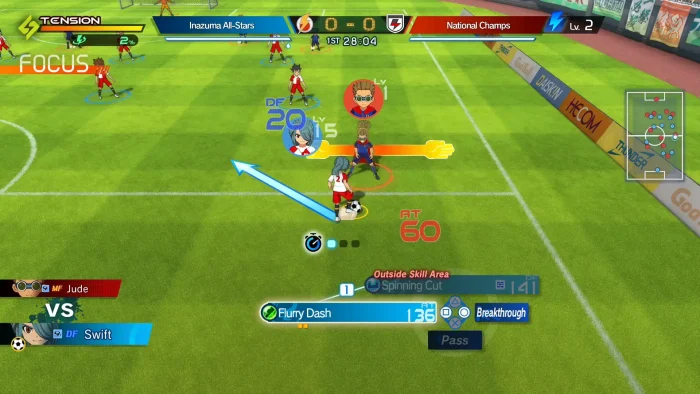 How to play anime soccer game