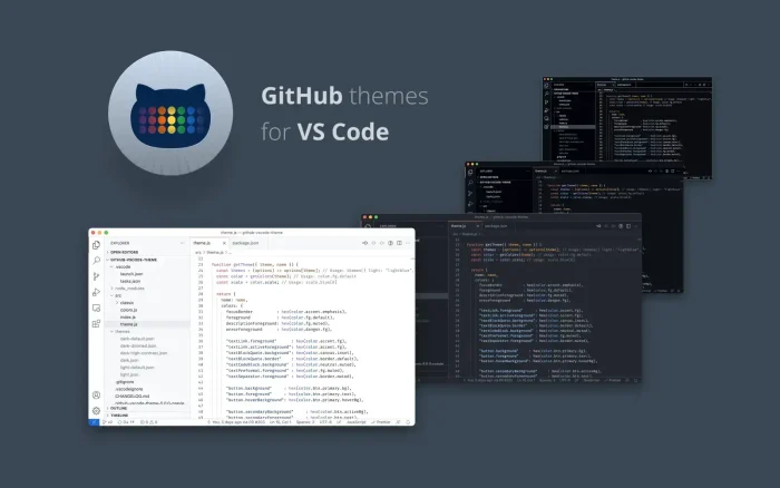 Github theme vs code theme