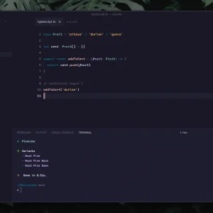 Rose rine vs code theme