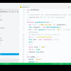 Snazzy light vs code theme