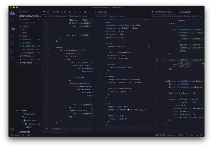 Tokyo night vs code theme