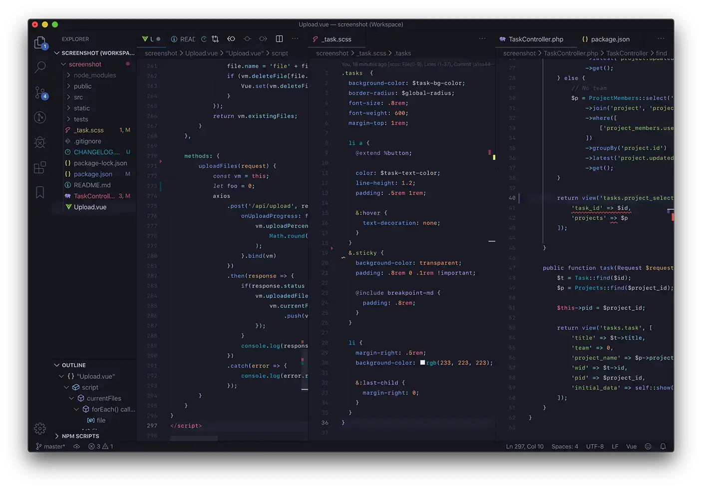 Tokyo night vs code theme