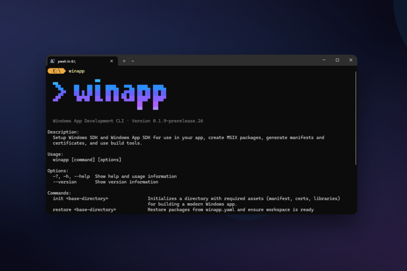Introducing winapp windows dev cli for all.png