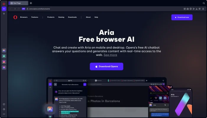 Ai opera browser