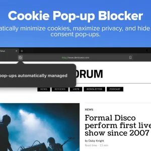 Cookie pop up blocker