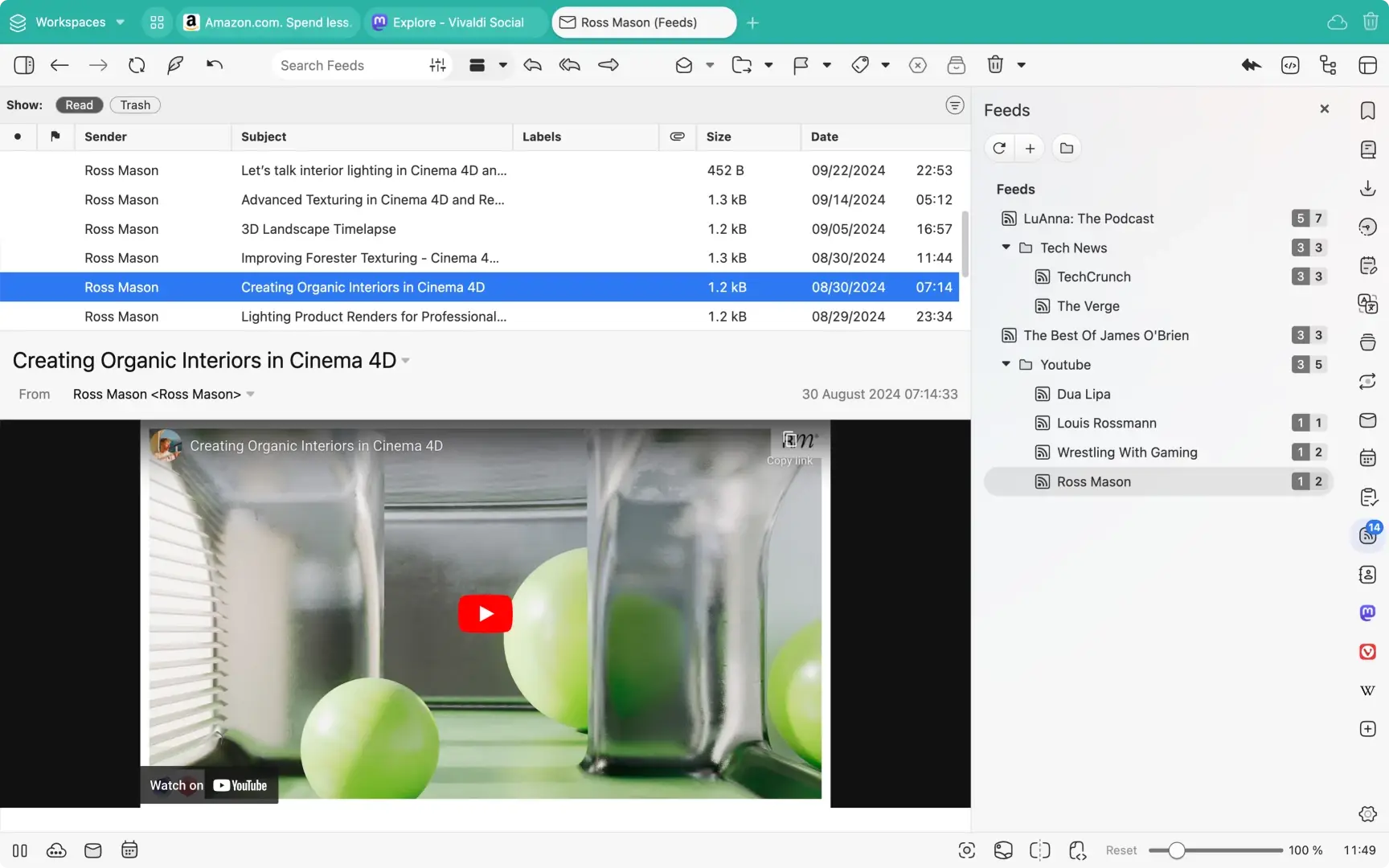 Feed reader - Vivaldi Browser for Windows - Features, Review & Free Download