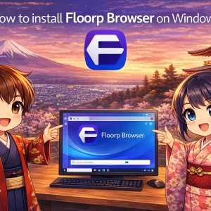 Floorp browser anime cover
