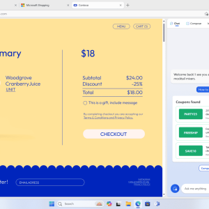 Get shopping help with copilot ai in edge