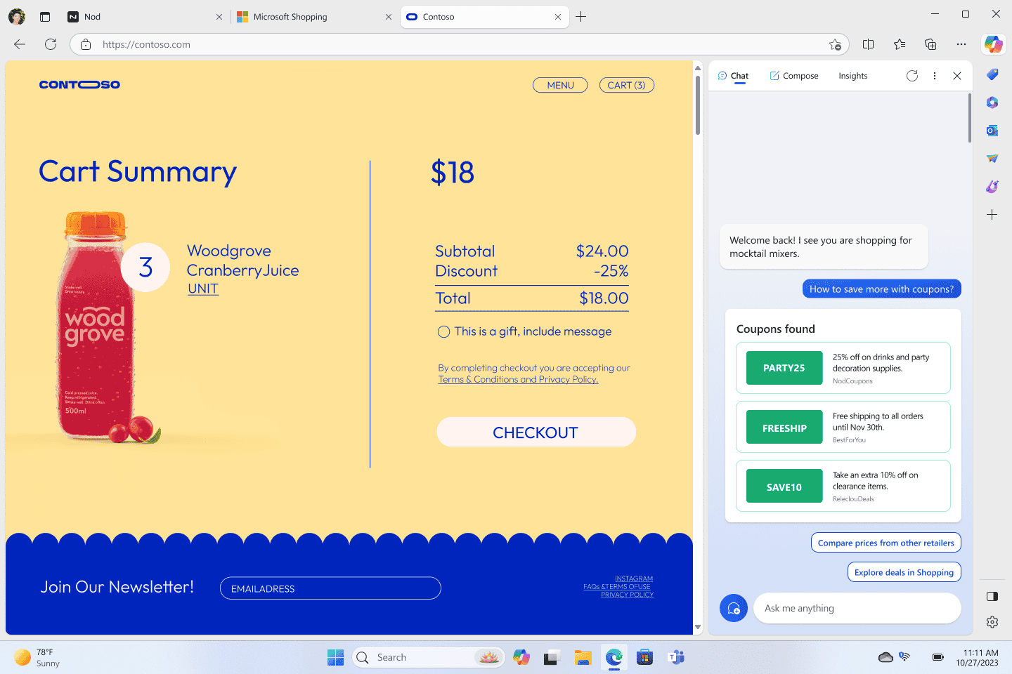 Get shopping help with copilot ai in edge - Microsoft Edge for Windows - AI Copilot, Sleeping Tabs & Speed (Download)