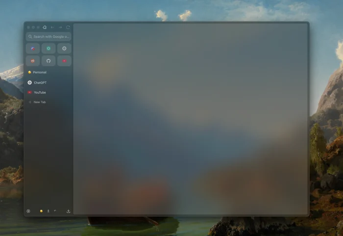 Homepage clear Homepage clear - Zen Browser for Windows - Firefox with Vertical Tabs
