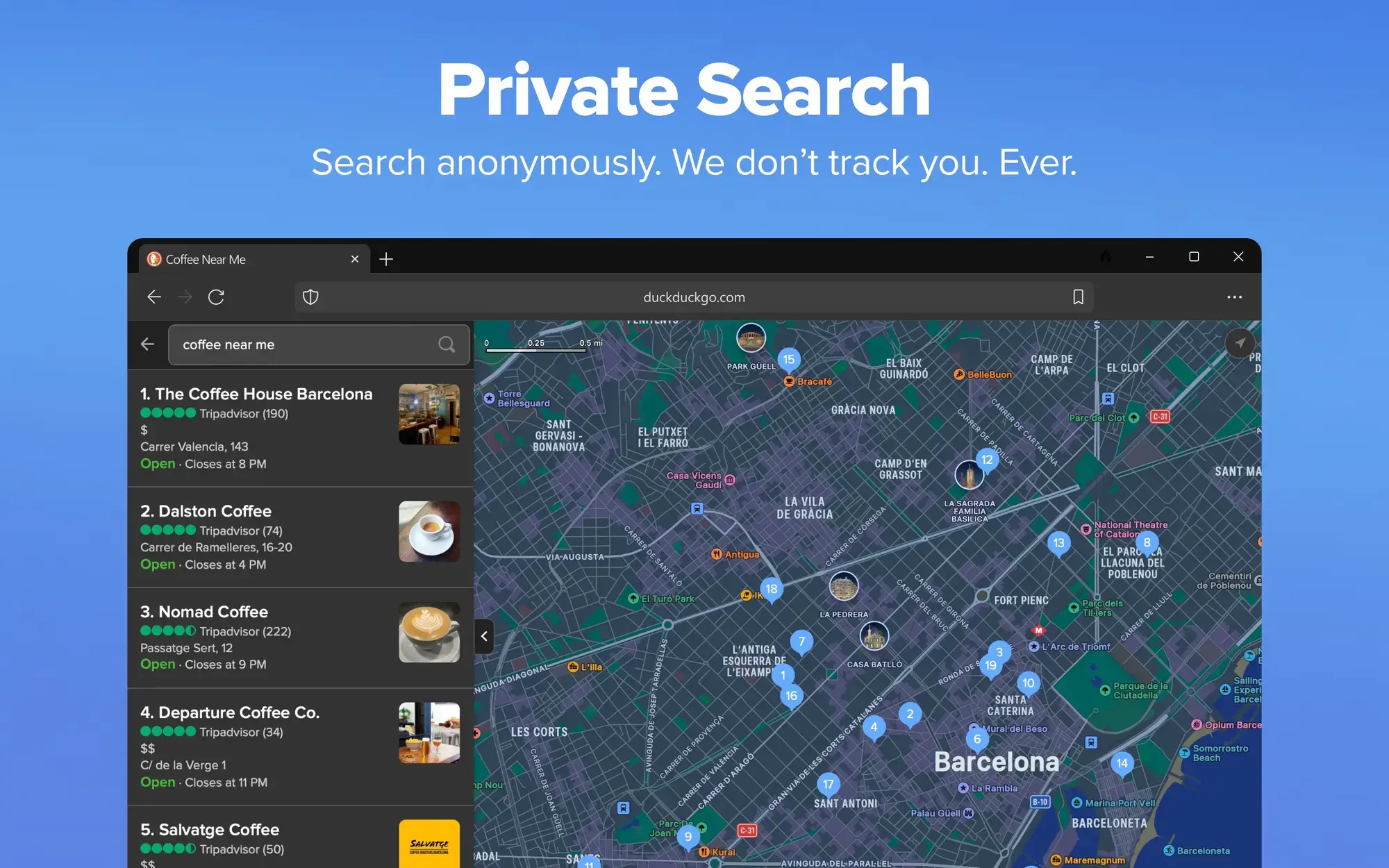Private search - DuckDuckGo for Windows - The Ultimate Privacy Browser