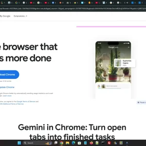 Screenshot of google chrome with many tabs open