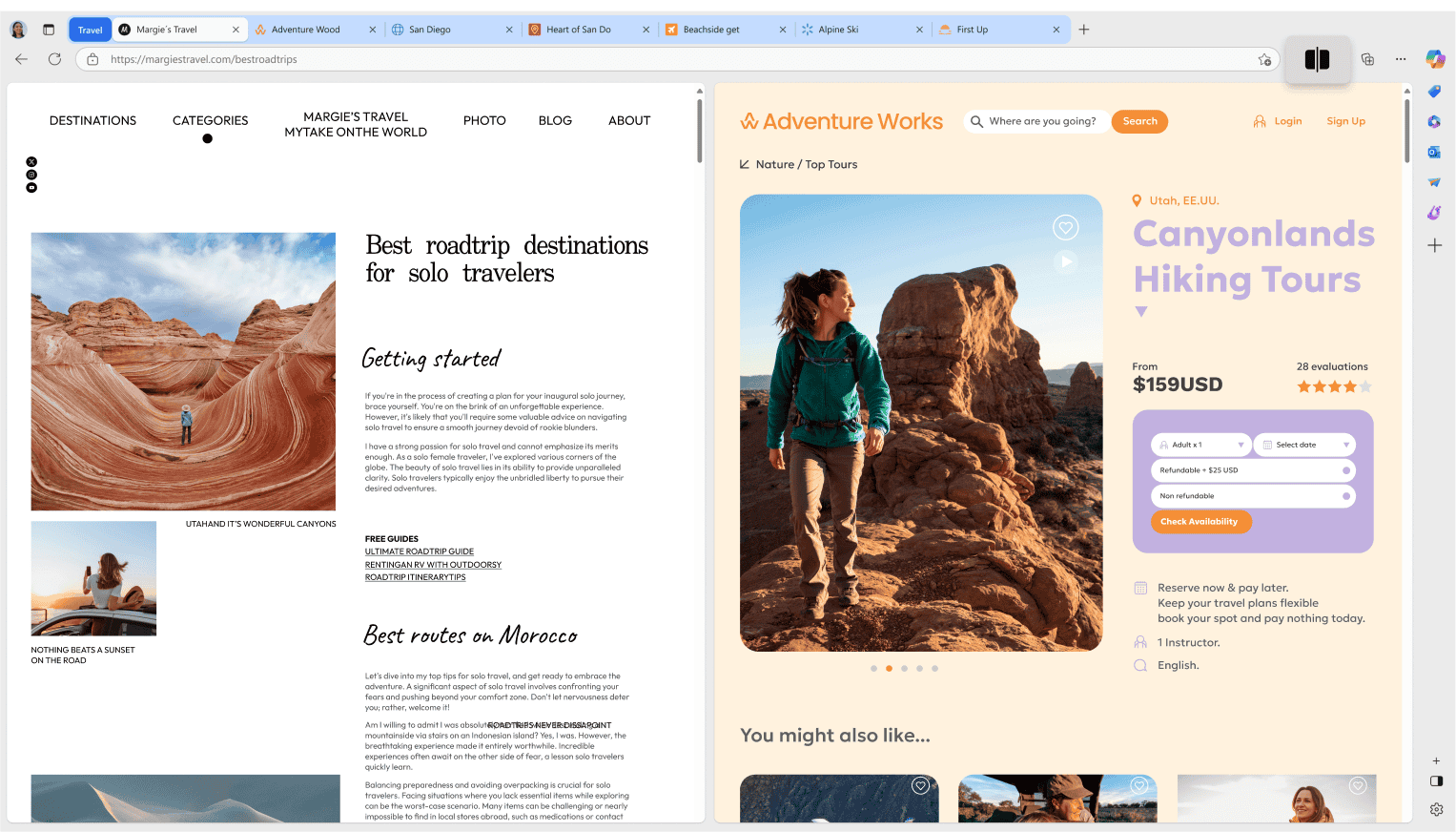 Split view in edge - Microsoft Edge for Windows - AI Copilot, Sleeping Tabs & Speed (Download)