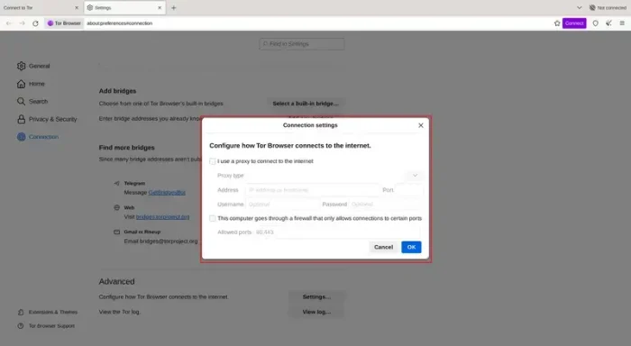Tor with proxy connection settings Tor with proxy connection settings - Tor Browser for Windows - The Official Dark Web Browser