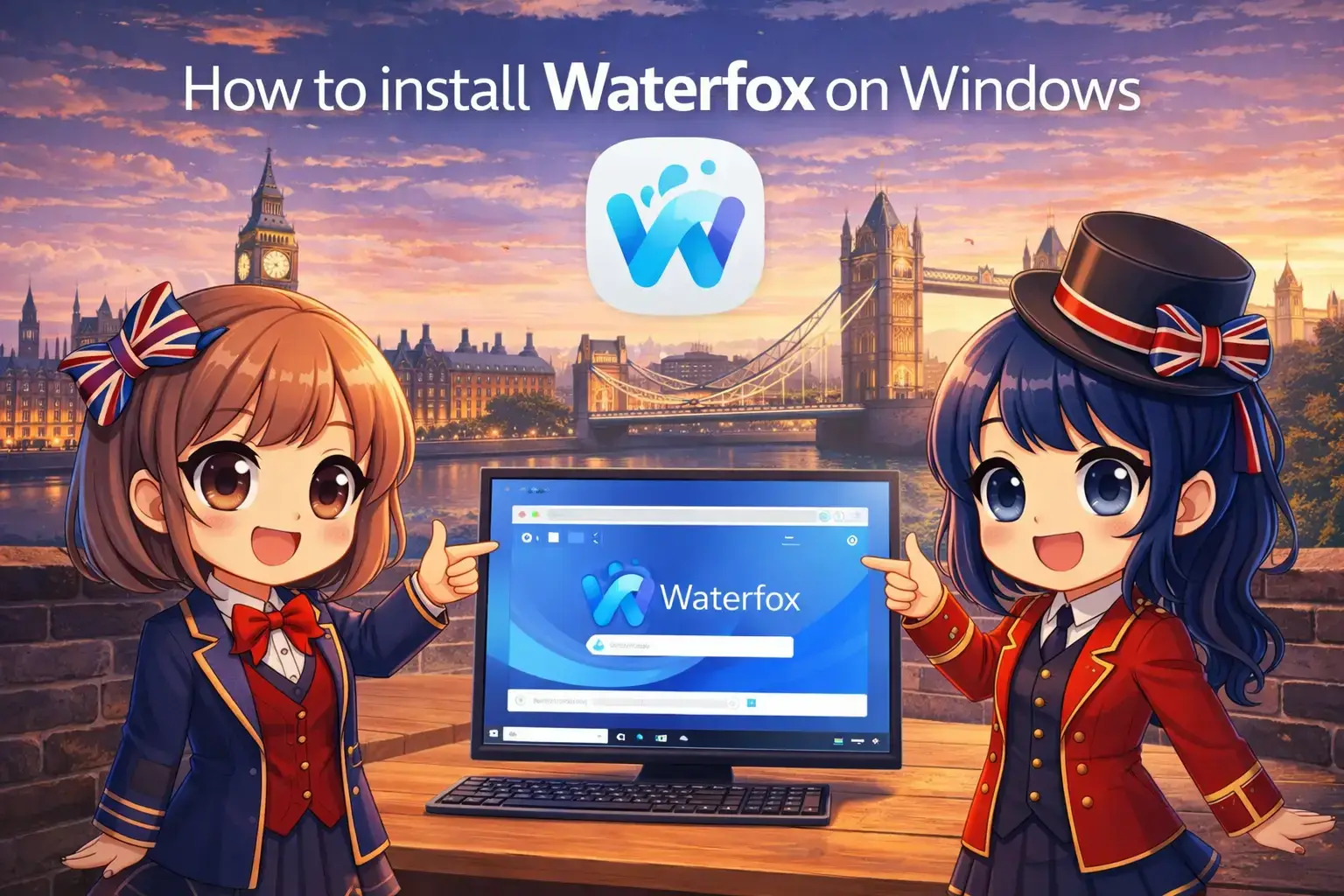 Waterfox browser anime cover - Waterfox for Windows - Firefox Without the Tracking