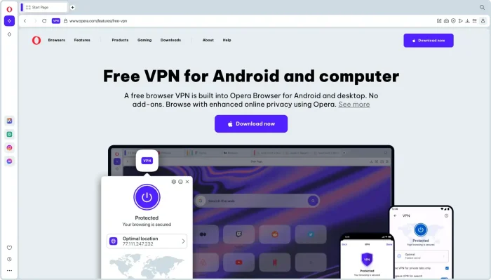 Free vpn on opera browser
