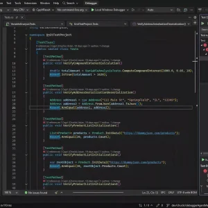 Copilot chat inside vs2026