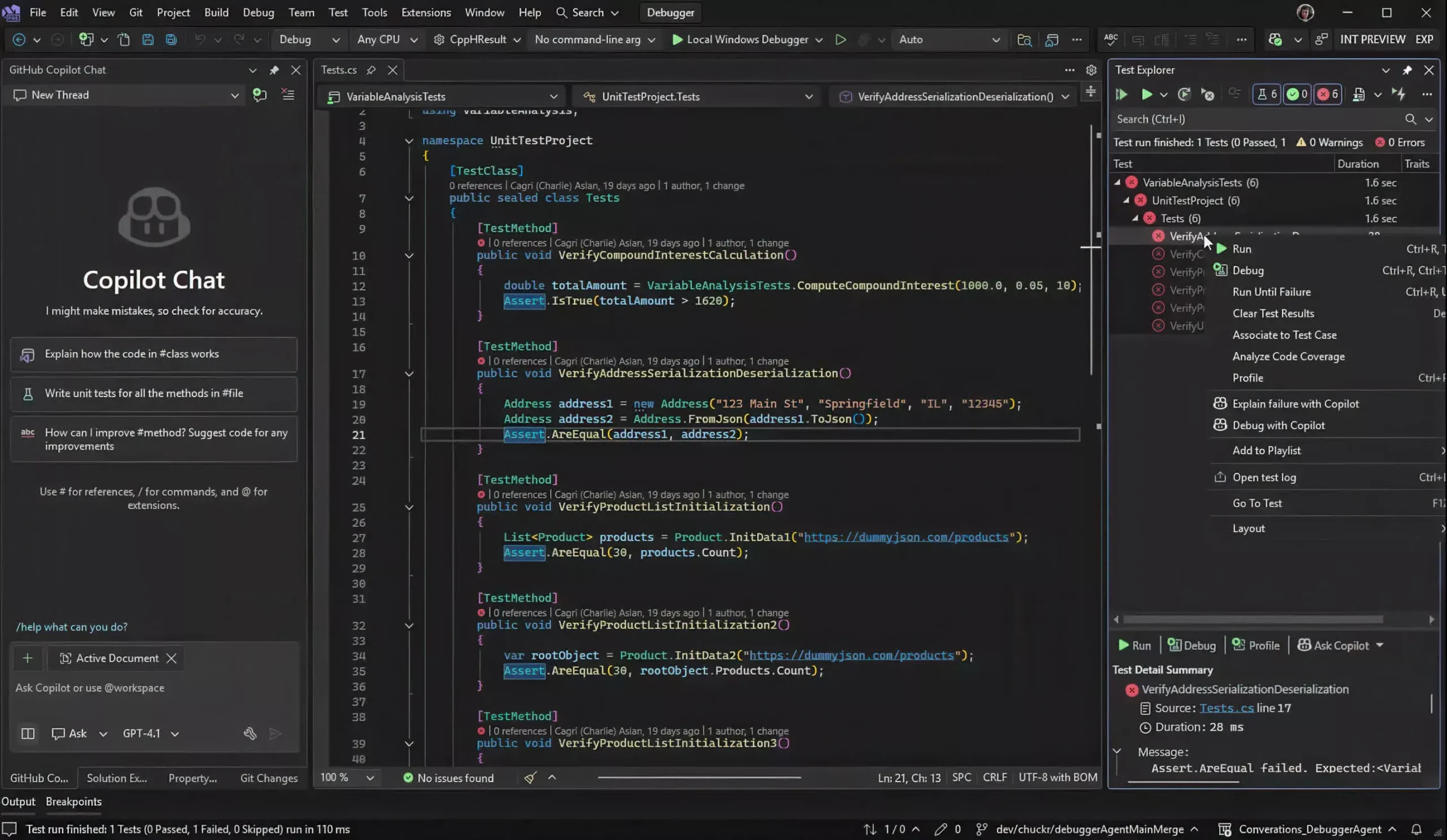 Copilot chat inside vs2026 - Visual Studio 2026: New Features, System Requirements & Download