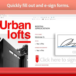 Fill out pdf with e sign forms