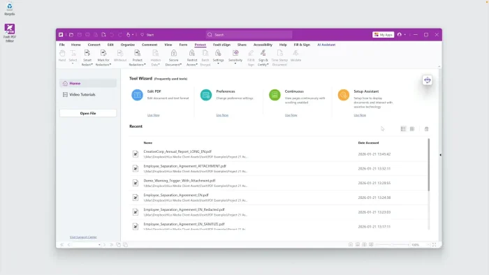 Foxit screenshot Sumatra pdf screenshot - 14 Best PDF Editors for Windows in 2026: Tested and Compared