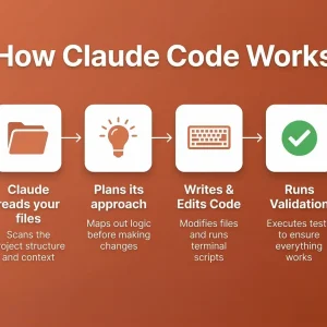 How claude works infographic