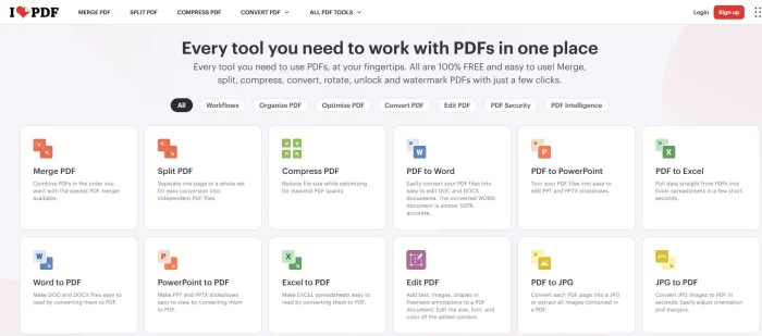 Ilovepdf website - 10 Best Free Online PDF Editors for Windows in 2026: Compared