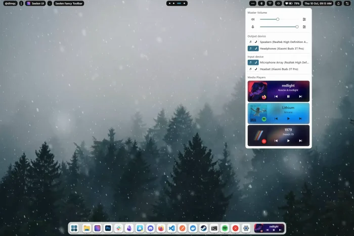 Media module preview snow background Media module preview snow background - Seelen UI for Windows: Setup Guide, Features, Safety and Tips
