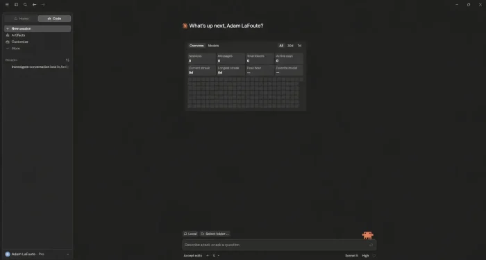New code desktop homepage New code desktop homepage - Claude Desktop for Windows: The All-in-One AI for Writing, Code, and Research (2026)