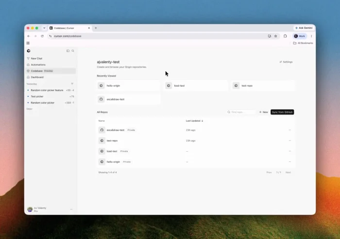 Origin screenshot - Cursor IDE for Windows: What It Is and How to Use It