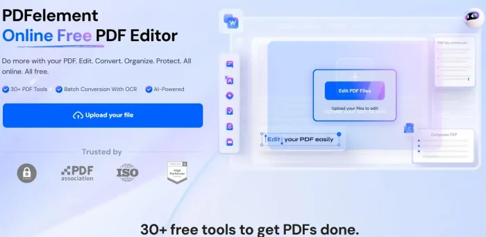 Pdfelement website - 10 Best Free Online PDF Editors for Windows in 2026: Compared