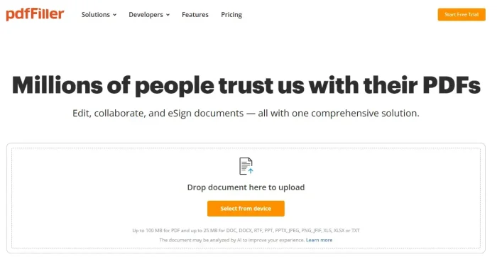Pdfiller website - 10 Best Free Online PDF Editors for Windows in 2026: Compared