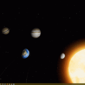Solar system animated wallpaper