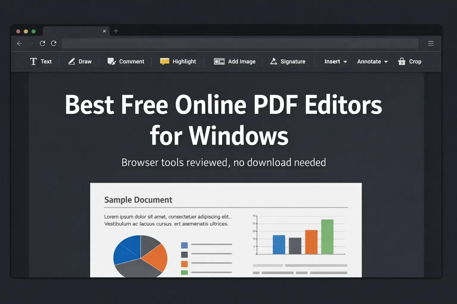 Top free online pdf websites - 10 Best Free Online PDF Editors for Windows in 2026: Compared