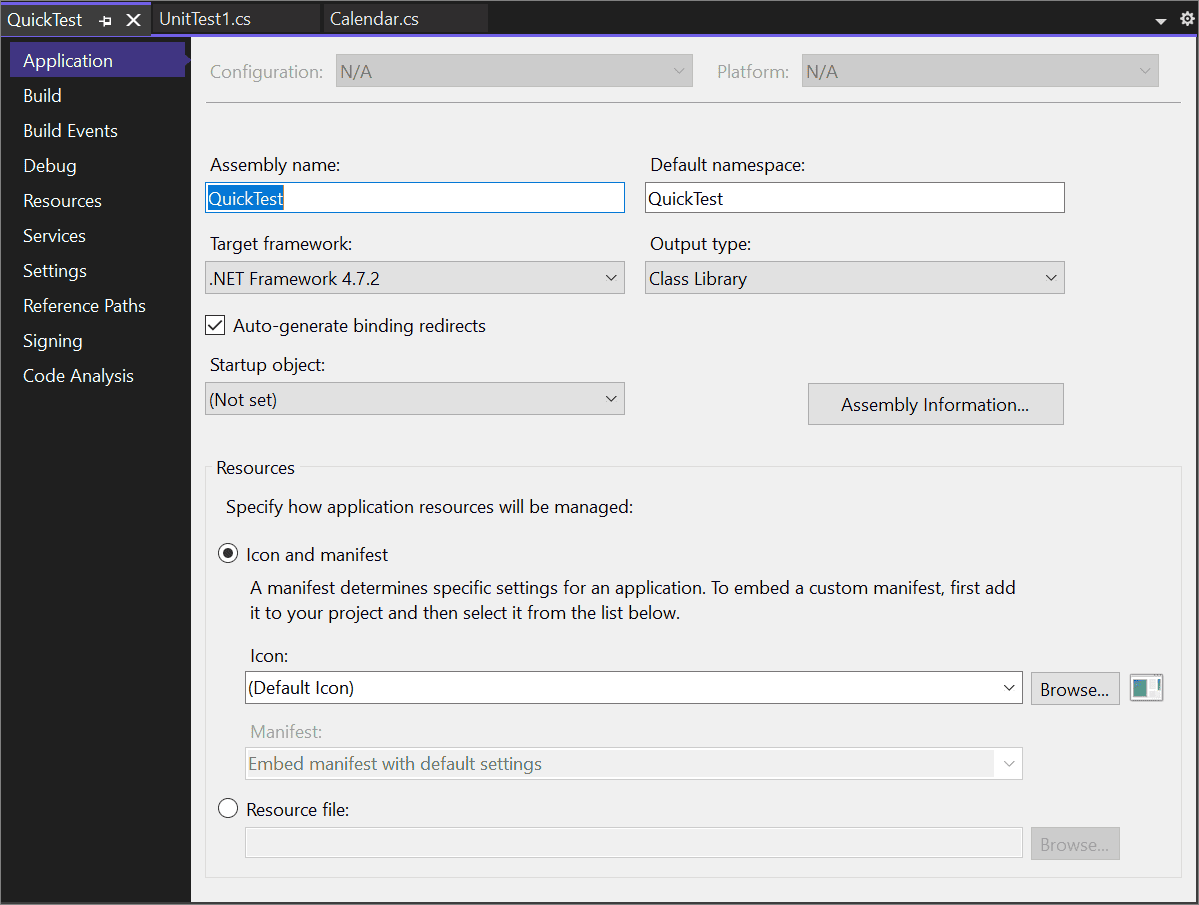 Editing project details - Visual Studio 2026: New Features, System Requirements & Download