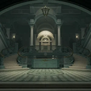 Gameplay graphics inside hotel