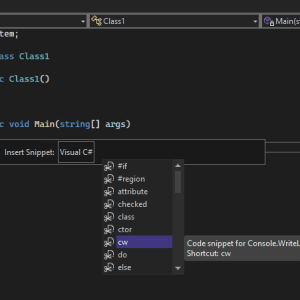 Listing code snippet