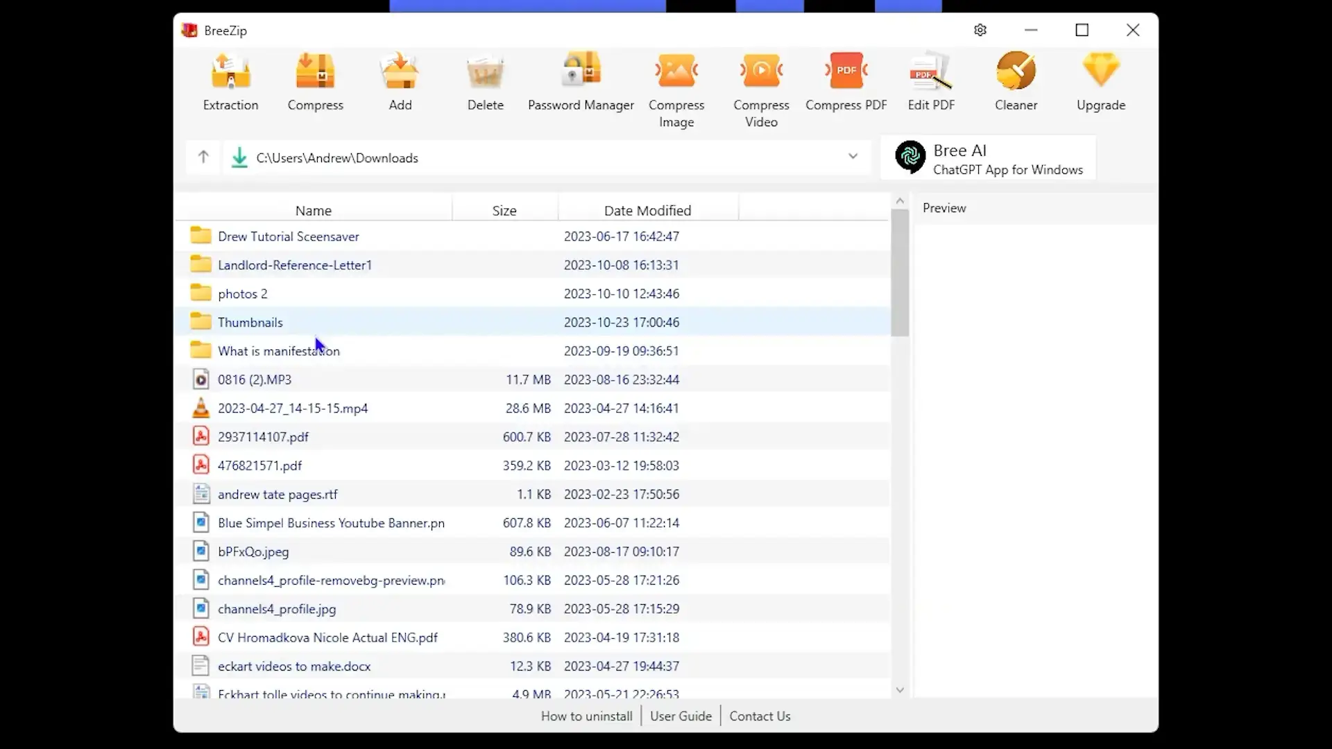 Main homepage - BreeZip for Windows: Setup Guide, Features, Pricing, and Alternatives