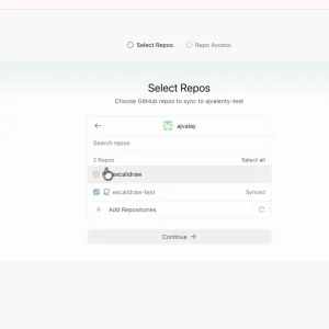 Select github repos