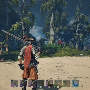3rd person view long sword